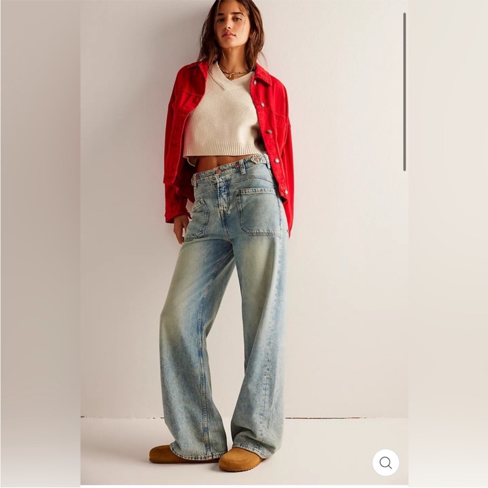 Free People We The Free Parker Cuffed Jeans